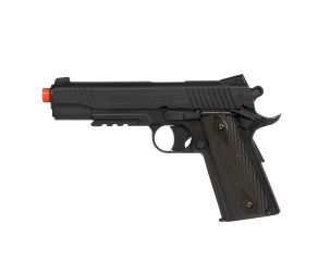 Pistola Airsoft Co2 Colt 1911 Rail Gun Government Cybergun - 6mm