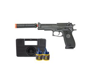 Pistola de Airsoft M22 Double Eagle + Maleta + Esferas