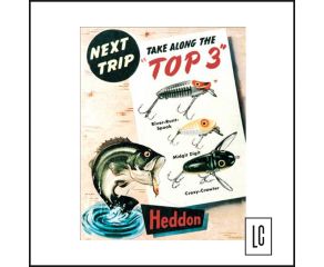 Placa Decorativa Heddon TOP 3 - Mostly Signs