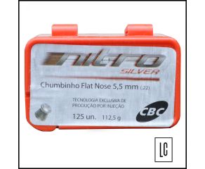 Chumbinho CBC Flat Nose Nitro 5.5mm 125 Un