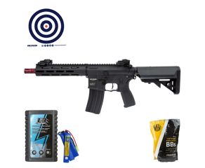Airsoft Rossi M4 AR15 Sentinel 8 M Lock + BBs 0.25 + Carregador para Bateria + Bateria + Alvos