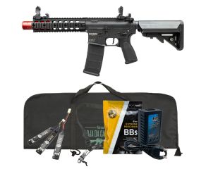 Airsoft AR15 Neptune 8 SD ET + Capa + Bateria Lipo + Carregador + bandoleira + Engate + BB's