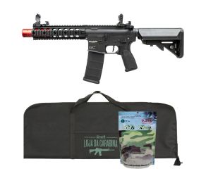 Airsoft AR15 Neptune 8" SD ET + Capa + BBs 0,25g