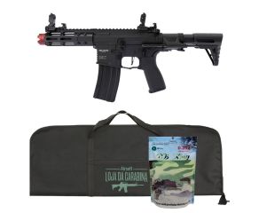 Airsoft AR15 Neptune PDW + Capa LC + BBs 0.25g