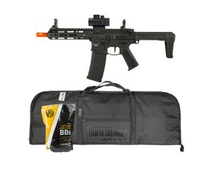 Airsoft Bradok M904G PDW D.E. Armory + Red Dot T1 1x35 + Capa LC + BB's 0,25