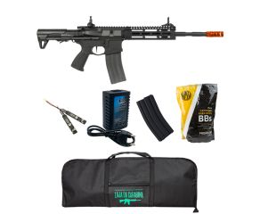 Airsoft M4 CM16 Raider L 2.0 G&G + Magazine + Bateria Lipo + Carregador + Capa + BBs