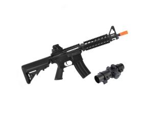 Rifle Airsoft M4A1 CQB RIS CM506 Cyma + Red Dot T1 1x30 Thunder Outdoors