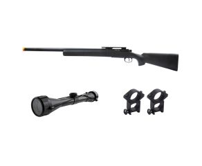 Airsoft Sniper M24 + Luneta OEM 4x40 + Suporte para Luneta 22mm