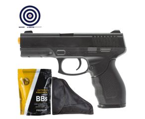 Airsoft Spring 24/7 V310 + BBs 0.12g + Coldre Universal + Alvos