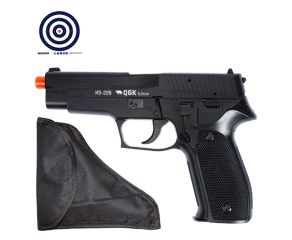 Airsoft Spring HS-226 QGK + Coldre para Pistola e Revólver + Alvos
