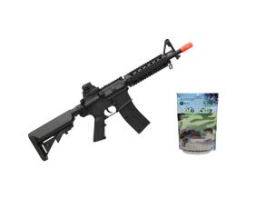 Airsoft Spring Vigor M4 RIS CQB 8907 + Airsoft BBs 0.20 BB King 4000 Unidades