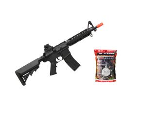 Airsoft Spring Vigor M4 RIS CQB 8907 + Airsoft BBs 0.20g Velozter 5000 Un