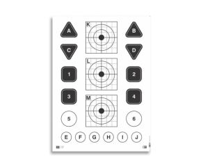 Alvo de Papel 49x67 cm - KLM para Treino