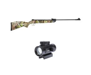 Carabina de Pressão QGK Hunter Camuflada 5.5mm + Red Dot