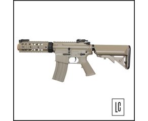 Rifle-Airsoft-M4A1-Tan-Custom-By-ActionX-6mm-Cyma-Loja-da-Carabina