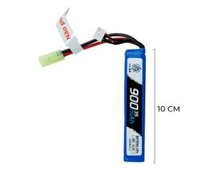 Bateria Airsoft Lipo ULTRA 11.1V 3S 900mAh 20C/40C