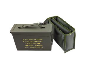 Caixa de Munição Ammo Box com Caixa Almofadada