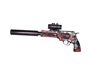 Revólver Elétrico de Gel Orbeez Short Camuflado Vermelho