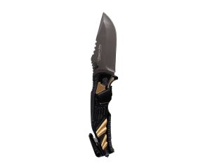 Canivete tático Rui Knife Gold Black Titânio