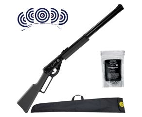 Carabina Rossi Cowboy Lever Action 4.5mm + Esferas + Capa Rossi 45p + Alvos