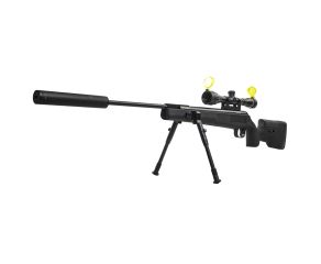 Carabina de Pressão Eagle Black Artemis 4.5mm Nitro + Luneta Gold Crown 4x32