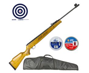 Carabina de Pressao Artemis Falcon GR1600W Nitro 5.5mm + Capa LC + Chumbinhos + Chumbinhos + Alvos
