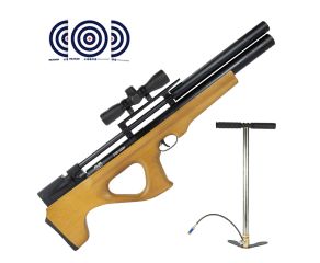 Carabina PCP Bullpup P15 Killer Artemis 5.5mm + Bomba Manual 300 BAR + Luneta 4x32 + Alvos