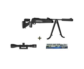 Carabina de pressão HT 125 Sniper SAS - 5,5mm + ROSSI Gas Ram+ Luneta 4x32