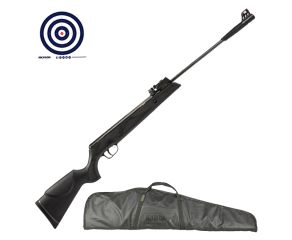 Carabina de Pressao Artemis Black Hawk Mag GR1000X Nitro 5.5mm + Capa Magnum Carabinas + Alvos