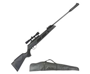 Carabina de Pressão Artemis Black Hawk Nitro 5.5mm + Luneta 4x32 + Capa