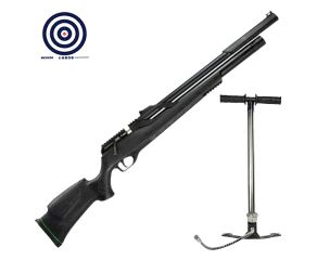 Carabina de Pressão PCP Artemis T-Rex 5.5mm + Bomba Manual PCP + Alvos