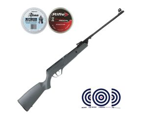 Carabina de Pressao CBC AG11 5 5mm + Chumbos Votex + Chumbos Rifle + Alvos