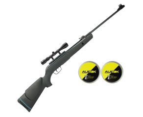 Carabina de Pressão Gamo Big Cat Nitro IGT 4.5mm + Luneta 3-9x40 11mm + Chumbinhos