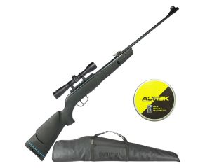 Carabina de Pressão Gamo Big Cat Nitro IGT 4.5mm + Luneta + Chumbinho + capa