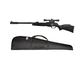 Carabina Gamo Black Fusion Mach1 IGT Nitro - 4.5mm + Luneta 4x32 FXR + Capa