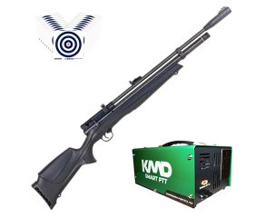 Carabina de Pressao PCP Beeman 1335 4.5mm + Compressor de AR KMD + Alvos
