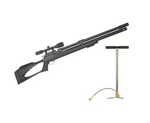 Carabina de PCP Artemis M25 Thunder Black 4.5mm + Luneta 3-12x40 + Bomba