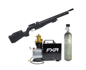 Carabina PCP Reximex Daystar 6.35mm + Cilindro Scuba PCP + Compressor PCP FXR 220V