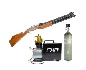 Carabina PCP Sumatra Under Lever Action 6.35mm + Cilindro Scuba PCP + Compressor PCP FXR 110V