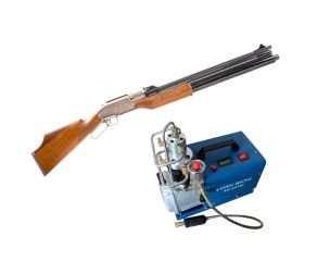 Carabina PCP Sumatra Under Lever Action 6.35mm + Compressor PCP 110V