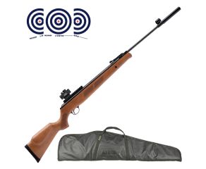 Carabina de Pressao Rossi Black Bear Nitro 6.35mm + Capa Magnum LC + Red Dot T1 1x35 + Alvos