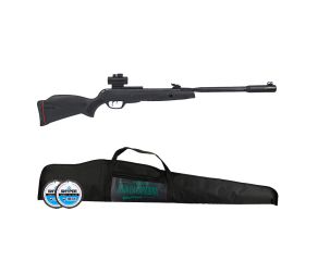 Carabina de Pressão Gamo Black Fusion Mach1 IGT Nitro 5.5mm com Red Dot + Kit