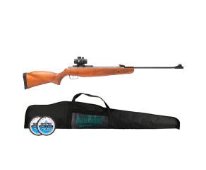 Carabina de Pressão Gamo Hunter 1250 Grizzly 5.5mm com Red Dot + Kit