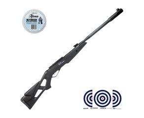 Carabina de Pressao Gamo Whisper Fusion IGT 5 5mm + Chumbos Votex  + Alvos