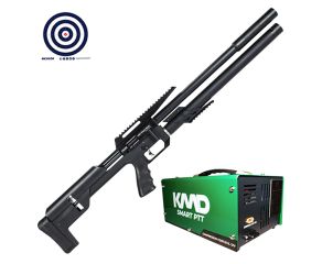 Carabina PCP Artemis M60 Slayer Black 5.5mm + Compressor de AR KMD + Alvos