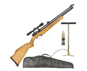 Carabina PCP Artemis PR900W G2 5.5mm + Bomba Manual + Luneta 3-9x40 + Chumbinho + Capa