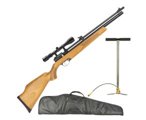 Carabina de Pressão PCP Artemis PR900W G2 5.5mm + Luneta 3-9x40 + Bomba Manual PCP + Capa Magnum