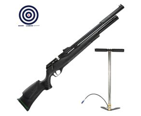 Carabina PCP Artemis T-Rex 4.5mm + Bomba Manual PCP + Alvos