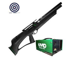 Carabina PCP Artemis T-Rex Bullpup 5.5mm + Compressor de AR KMD + Alvos