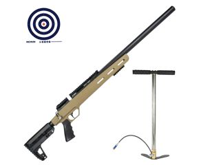 Carabina PCP Artemis M30C Upper 5.5mm + Bomba Manual PCP 300 BAR FXR + Alvos